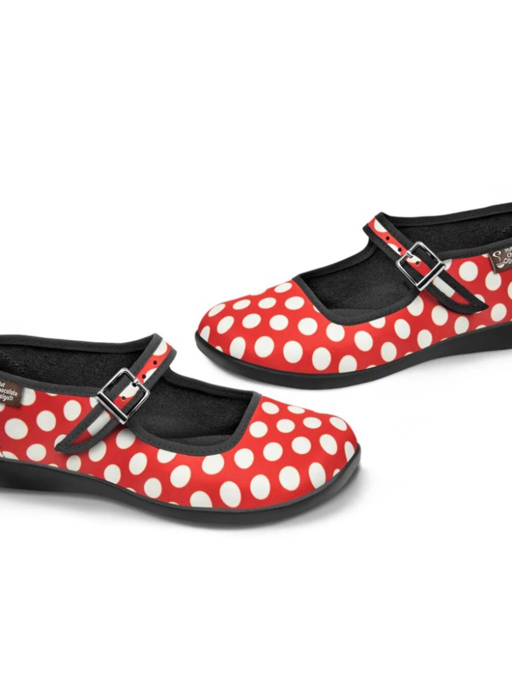 Hot Chocolate Design Chocolaticas Red Polka Dot Mary Jane Flats 41 